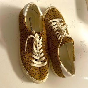 Madewell Calf Hair Leopard Sneakeres